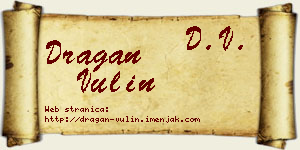 Dragan Vulin vizit kartica